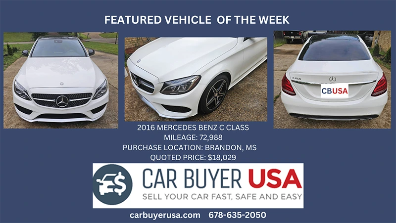 CarBuyerUSA - 2016 Mercedes-Benz C-Class 4 Door AMG 4MATIC - Brandon, MS - $18,029