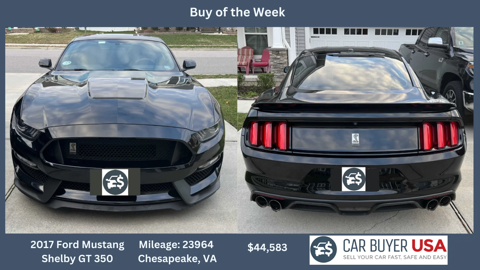 CarBuyerUSA - 2017 Ford Mustang Shelby GT350 - $44,583