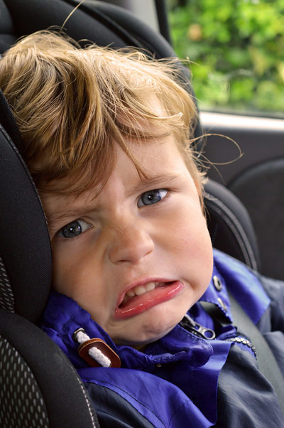 Boy in the car