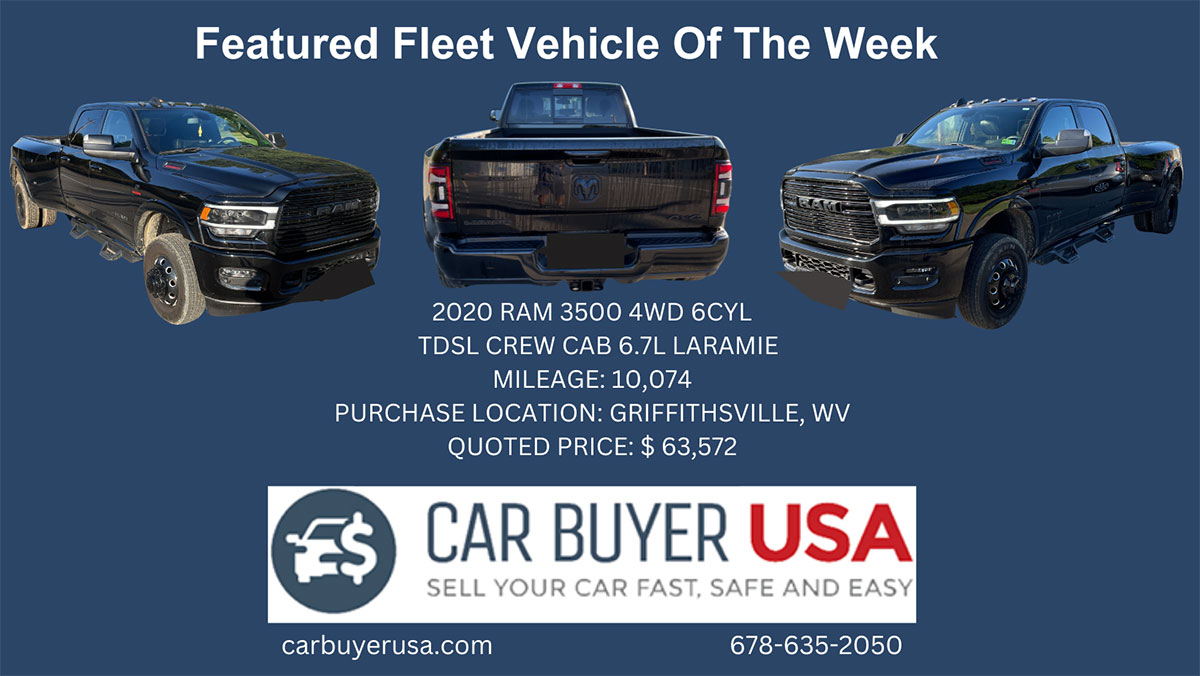 2020 Ram 3500 4WD 6-Cylinder Turbo Diesel Crew Cab 6.7L Laramie
